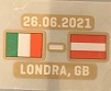 ITALIA AUSTRIA 26-06-2021 MATCH DAY