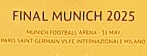 INTER MATCH DAY UCL FINAL 2025