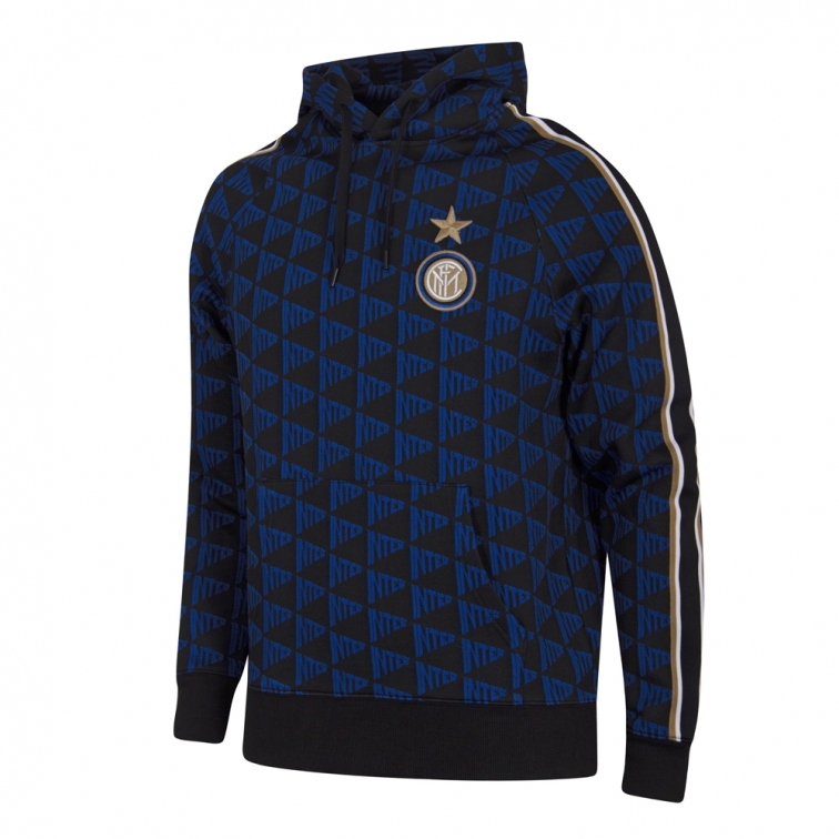 FC INTER FELPA CAPPUCCIO ALL OVER PATTERN COPA