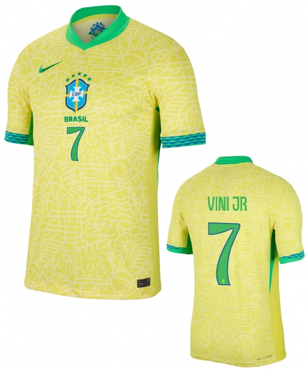 BRASILE MAGLIA VINICIUS JR HOME 2024-25