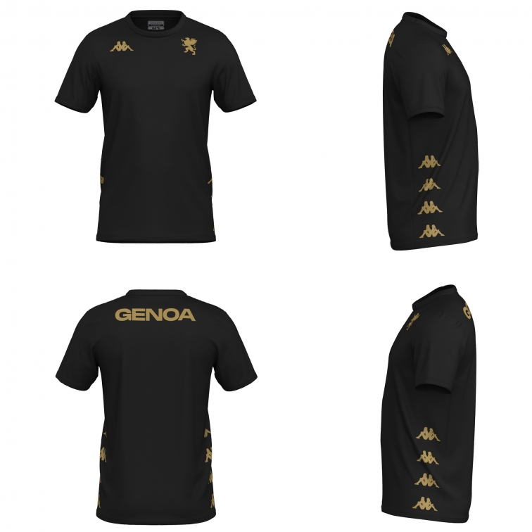 GENOA BLACK T-SHIRT 2024-25