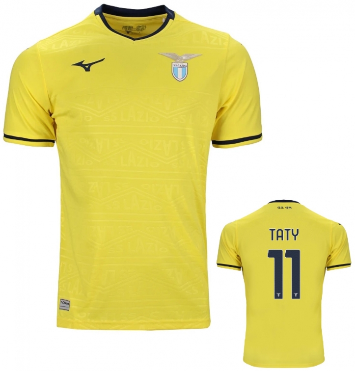 SS LAZIO MAGLIA TATY AWAY GIALLA 2024-25