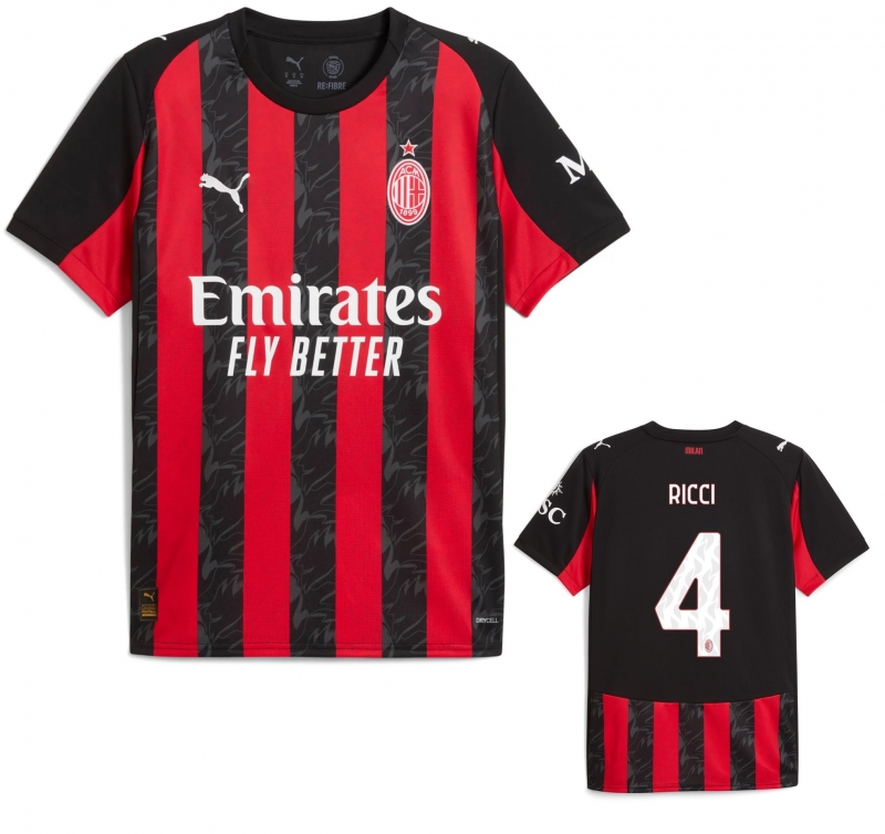 AC MILAN MAGLIA RICCI HOME 2025-26