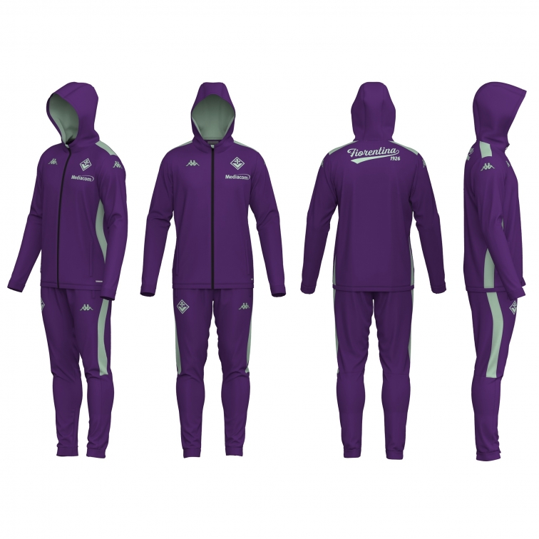 FIORENTINA JUNIOR PURPLE POLY TRACKSUIT 2024-25