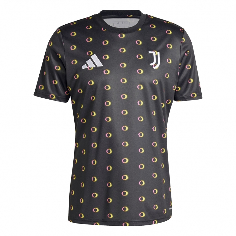 JUVENTUS MAGLIA PREPARTITA NERA 2024-25