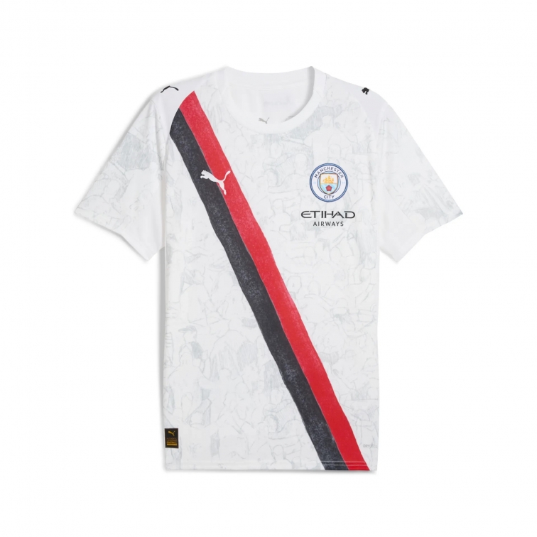 MANCHESTER CITY MAGLIA KIDSUPER BIANCA 2025-26