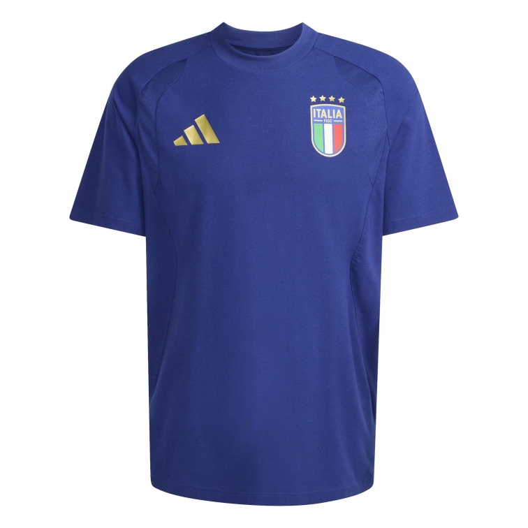ITALIA FIGC T-SHIRT TRAVEL BLU 2025-27