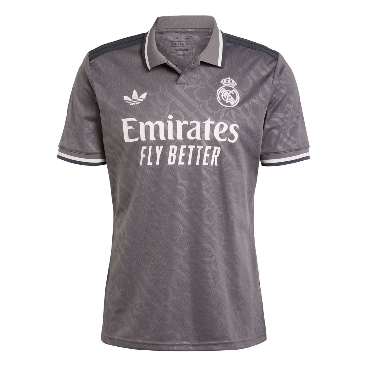 REAL MADRID MAGLIA 3RD GRIGIA 2024-25