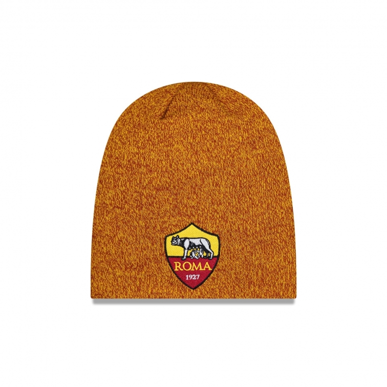 AS ROMA ORANGE BEANIE NEW ERA