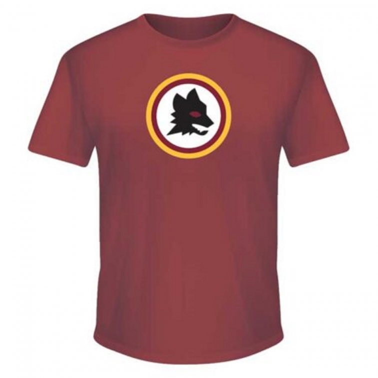 AS ROMA T-SHIRT LUPETTO ROSSA
