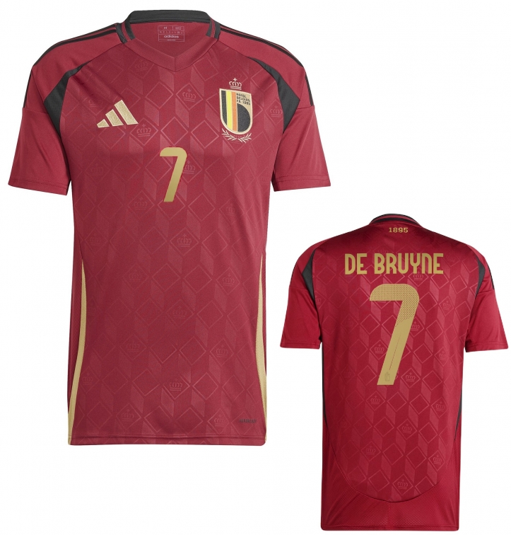 BELGIO MAGLIA DE BRUYNE HOME 2024-25