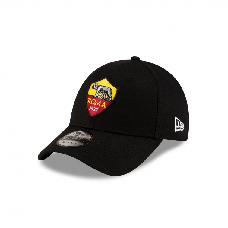 AS ROMA LOGO 9FORTY BLACK CAP NEW ERA