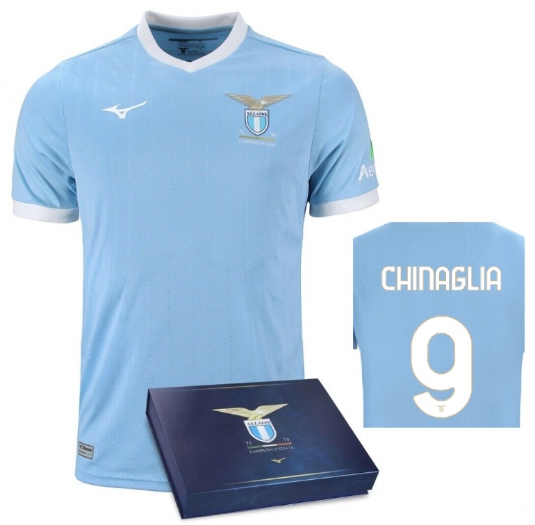 SS LAZIO CHINAGLIA SHIRT 1973-74