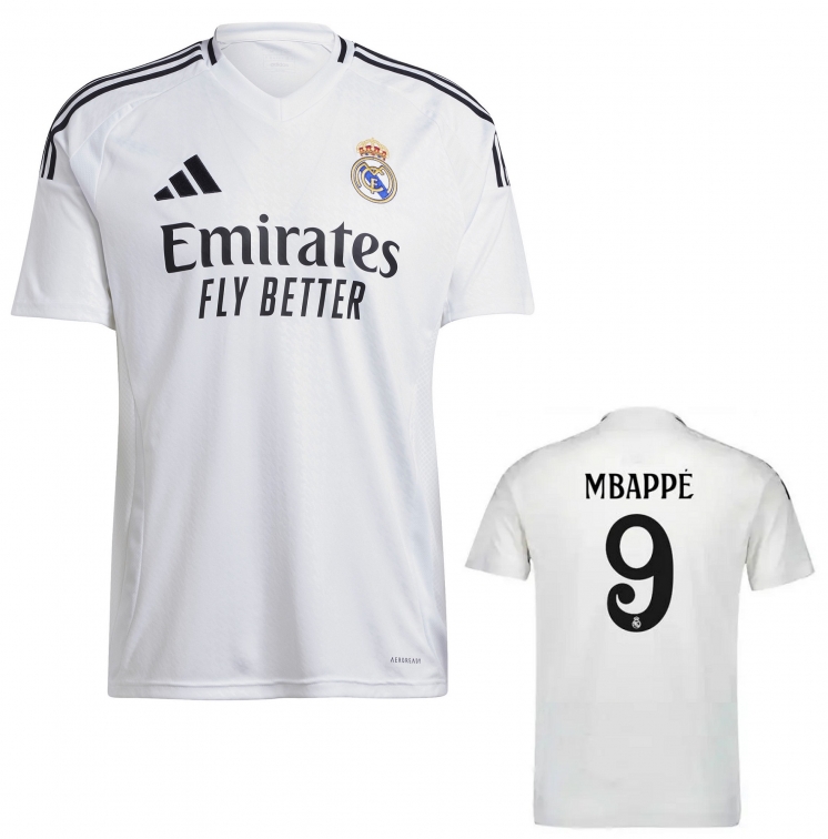 REAL MADRID MAGLIA MBAPPE HOME 2024-25