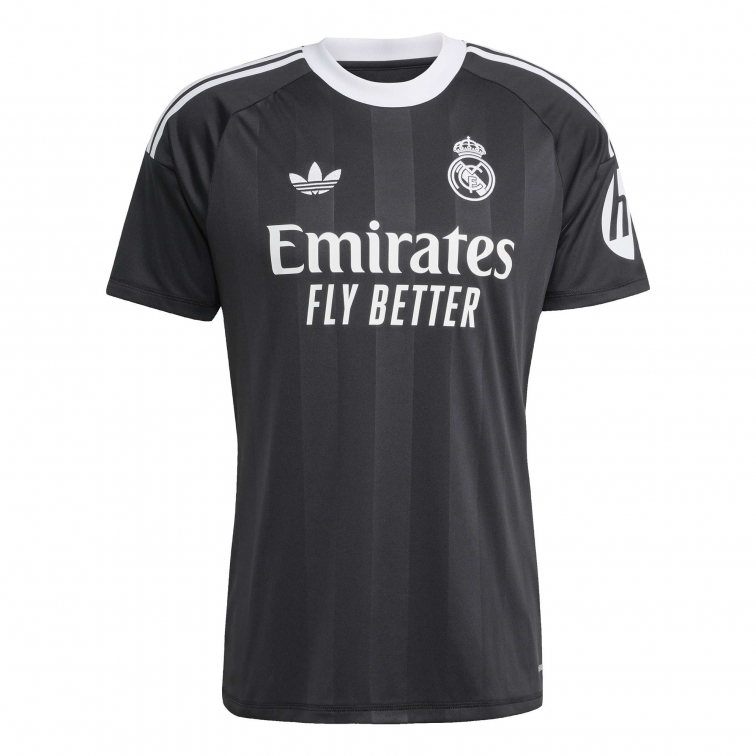 REAL MADRID MAGLIA PORTIERE NERO 2025-26