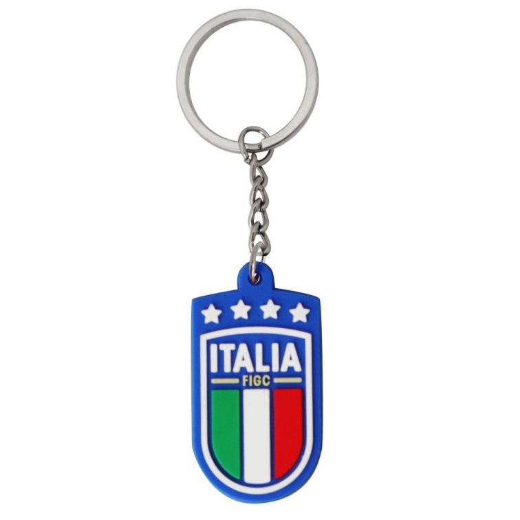 ITALIA FIGC PORTACHIAVI LOGO IN GOMMA