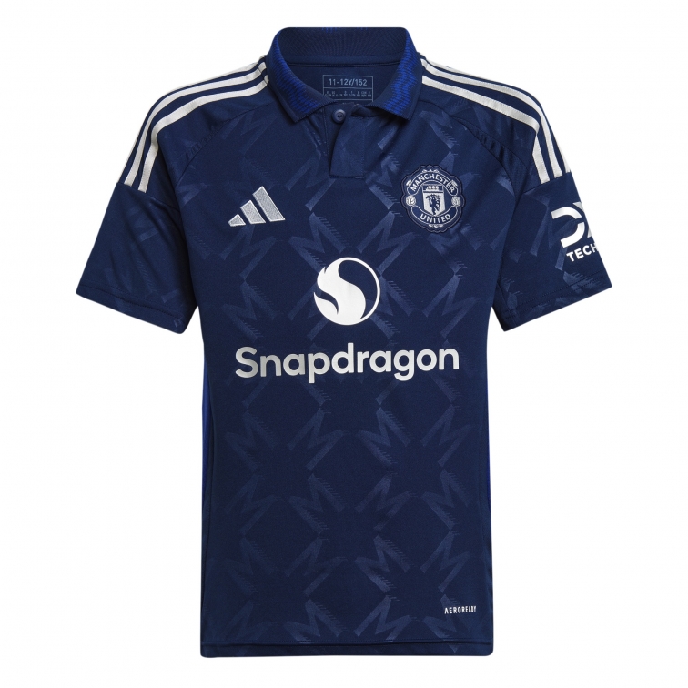 MANCHESTER UNITED MAGLIA BAMBINO AWAY BLU 2024-25