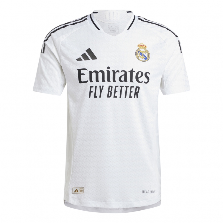 REAL MADRID MAGLIA AUTENTICA GARA HOME 2024-25