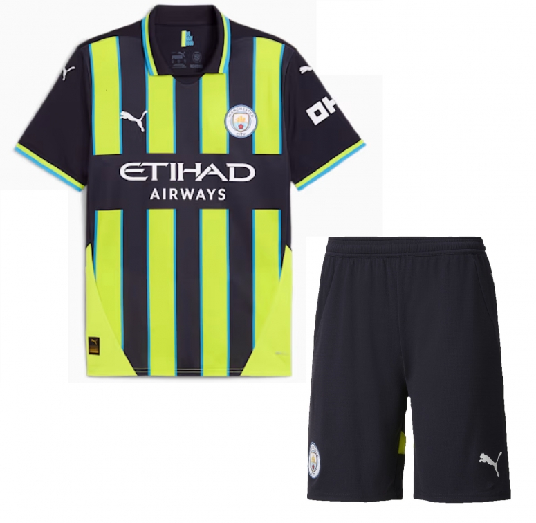 MANCHESTER CITY AWAY JUNIOR KIT 2024-25