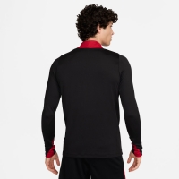 LIVERPOOL FELPA ALLENAMENTO 1/4 ZIP NERA 2024-25