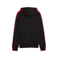 FERRARI FELPA CAPPUCCIO ZIP NERA 2026