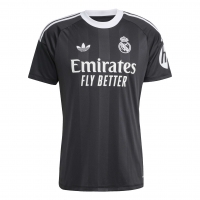 REAL MADRID MAGLIA PORTIERE NERO 2025-26