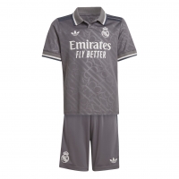 REAL MADRID COMPLETO BAMBINO GRIGIO 3RD 2024-25