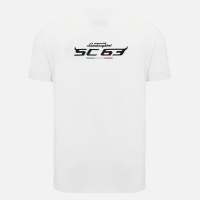 LAMBORGHINI T-SHIRT BIANCA LOGO