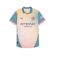 MANCHESTER CITY MAGLIA AUTENTICA 4TH 2024-25