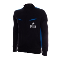 FC INTER FELPA ZIP NERA RETRO VINTAGE 1979-80