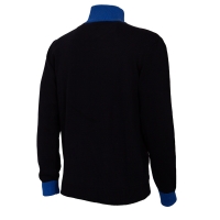 FC INTER FELPA ZIP NERA RETRO VINTAGE 1960
