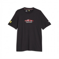 FERRARI GRAPHIC BLACK T-SHIRT 2023