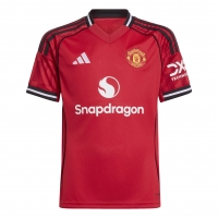 MANCHESTER UNITED JUNIOR HOME SHIRT 2025-26