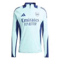 ARSENAL FELPA ALLENAMENTO 1/4 ZIP CELESTE 2024-25