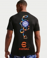 FC INTER MAGLIA PREPARTITA NERA BISCIONE 2025-26