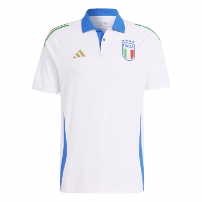 ITALIA FIGC PLAYER WHITE POLO 2024-25