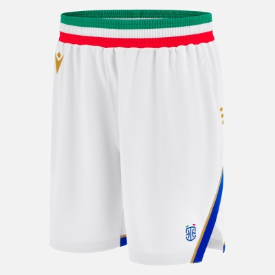 ITALIA BASKET FIP PANTALONCINI BIANCHI HOME 2025-26
