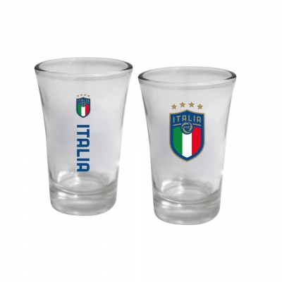 ITALIA FIGC  SET 2 SHOT GLASS 45 ML