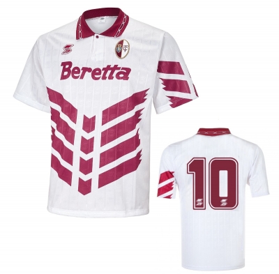 TORINO MAGLIA RETRO STORICA MARTIN VAZQUEZ BIANCA 1989-90