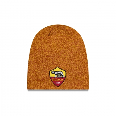 AS ROMA ORANGE BEANIE NEW ERA