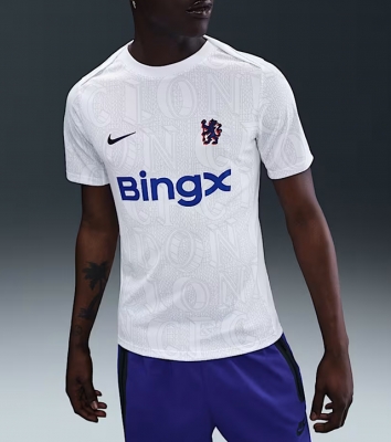 CHELSEA PREMATCH WHITE SHIRT 2025-26