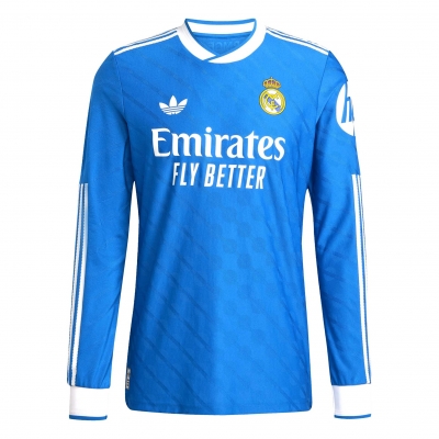 REAL MADRID MAGLIA MATCH MANICHE LUNGHE 2025-26