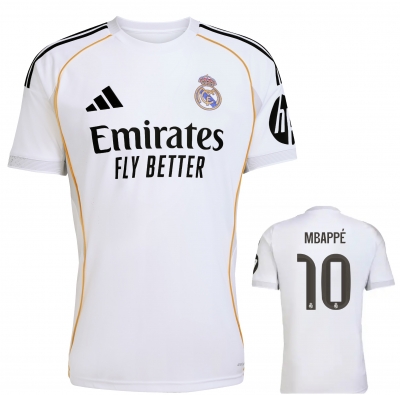 REAL MADRID MAGLIA MBAPPE HOME 2025-26
