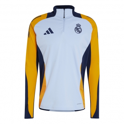 REAL MADRID FELPA ALLENAMENTO 1/4 ZIP CELESTE 2024-25