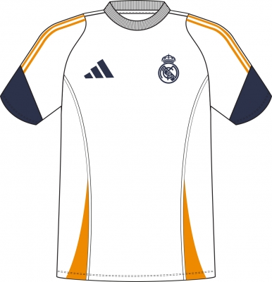 REAL MADRID T-SHIRT PLAYER HOME 2024-25