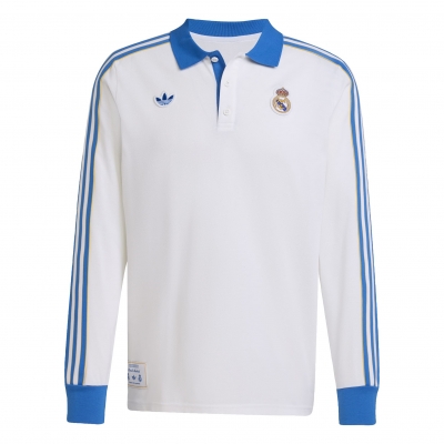 REAL MADRID POLO MANICHE LUNGHE 2025-26