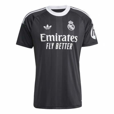 REAL MADRID MAGLIA PORTIERE NERO 2025-26