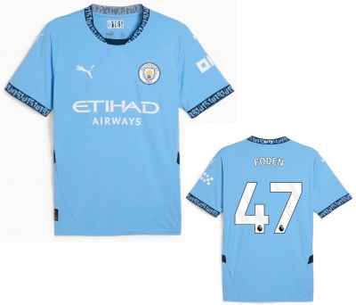 MANCHESTER CITY MAGLIA FODEN HOME 2024-25