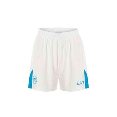 SSC NAPOLI PANTALONCINI HOME BIANCHI 2024-25