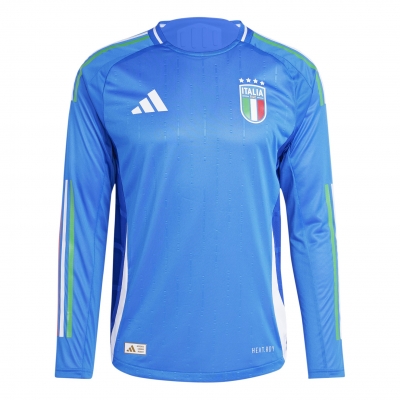 ITALIA FIGC AUTHENTIC HOME LONG SLEEVES SHIRT 2024-25